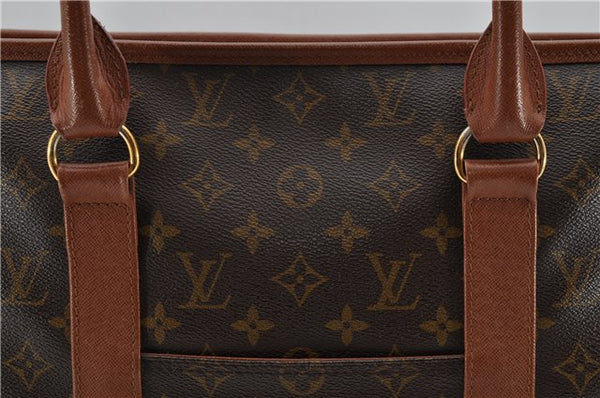 Auth Louis Vuitton Monogram Sac Weekend PM Vintage Tote Hand Bag M42425 LV 2152D