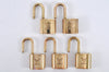 Authentic Louis Vuitton Padlock Gold 10Set LV 2152I