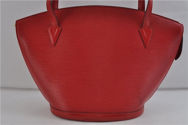 Auth Louis Vuitton Epi Saint Jacques Shopping Shoulder Bag Red M52267 LV 2153D