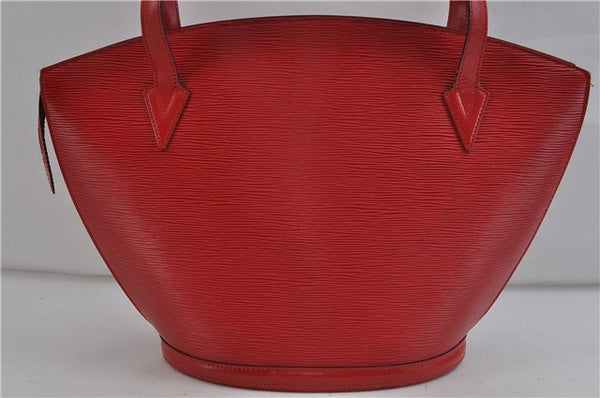 Auth Louis Vuitton Epi Saint Jacques Shopping Shoulder Bag Red M52267 LV 2153D