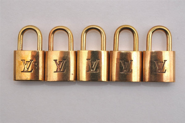 Authentic Louis Vuitton Padlock Gold 10Set LV 2153I