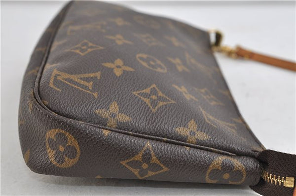 Authentic Louis Vuitton Monogram Pochette Accessoires Pouch M51980 LV 2154D