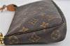 Authentic Louis Vuitton Monogram Pochette Accessoires Pouch M51980 LV 2154D