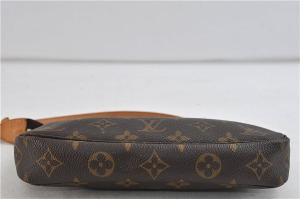 Authentic Louis Vuitton Monogram Pochette Accessoires Pouch M51980 LV 2154D