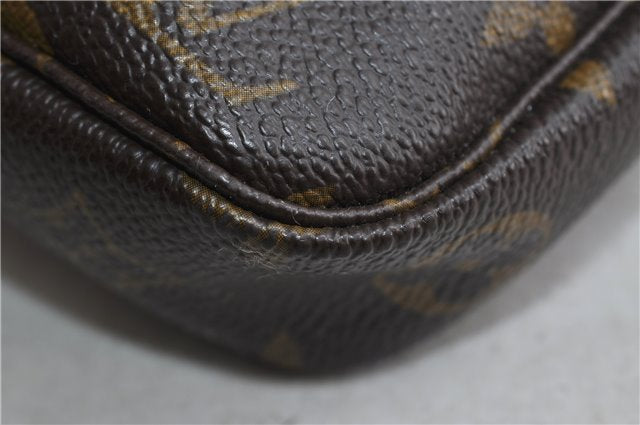 Authentic Louis Vuitton Monogram Pochette Accessoires Pouch M51980 LV 2154D
