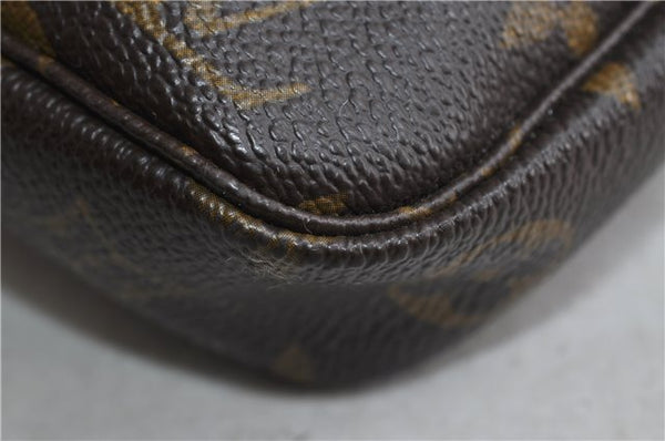 Authentic Louis Vuitton Monogram Pochette Accessoires Pouch M51980 LV 2154D