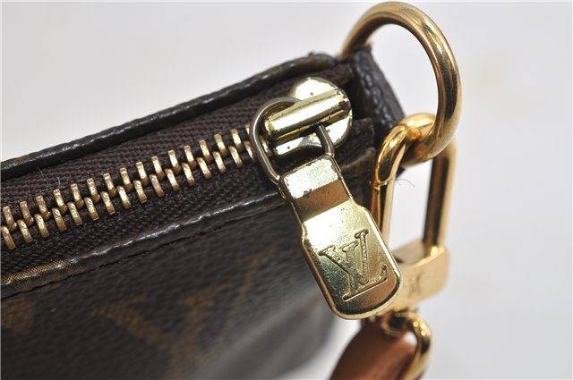 Authentic Louis Vuitton Monogram Pochette Accessoires Pouch M51980 LV 2154D