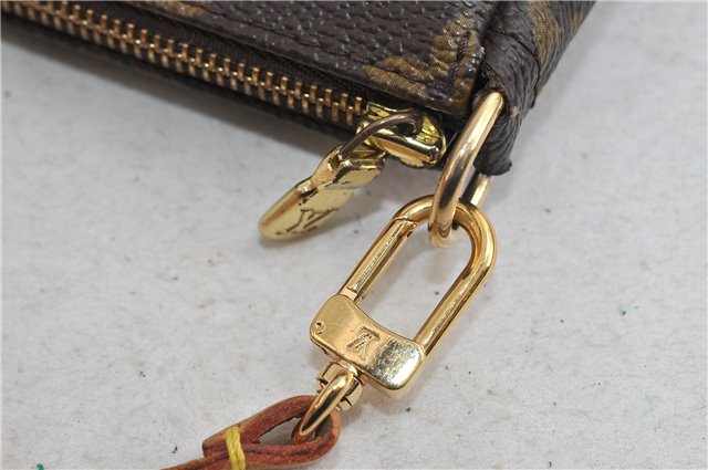 Authentic Louis Vuitton Monogram Pochette Accessoires Pouch M51980 LV 2154D
