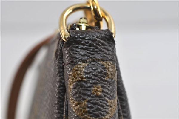 Authentic Louis Vuitton Monogram Pochette Accessoires Pouch M51980 LV 2154D