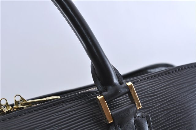 Authentic Louis Vuitton Epi Sorbonne Hand Business Bag Black M54512 LV 2155D