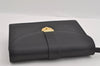 Authentic GUCCI Vintage Clutch Hand Bag Purse Leather Black 2155I