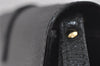 Authentic GUCCI Vintage Clutch Hand Bag Purse Leather Black 2155I
