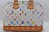 Auth Louis Vuitton Monogram Multicolor Alma PM Hand Bag White M92647 LV 2156D