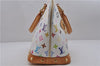 Auth Louis Vuitton Monogram Multicolor Alma PM Hand Bag White M92647 LV 2156D