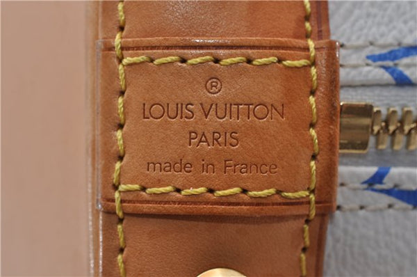 Auth Louis Vuitton Monogram Multicolor Alma PM Hand Bag White M92647 LV 2156D