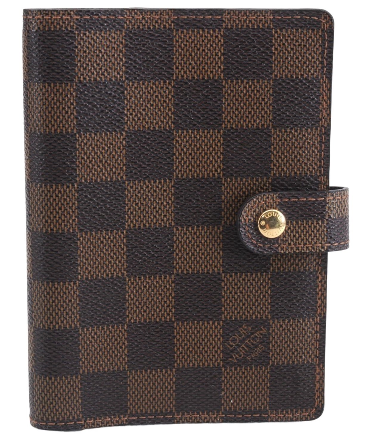 Authentic Louis Vuitton Damier Agenda PM Day Planner Cover R20700 LV 2157E