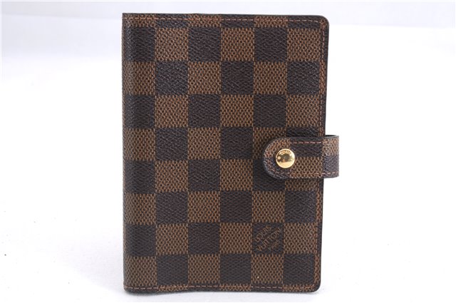 Authentic Louis Vuitton Damier Agenda PM Day Planner Cover R20700 LV 2157E