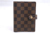 Authentic Louis Vuitton Damier Agenda PM Day Planner Cover R20700 LV 2157E