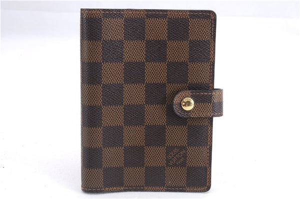 Authentic Louis Vuitton Damier Agenda PM Day Planner Cover R20700 LV 2157E
