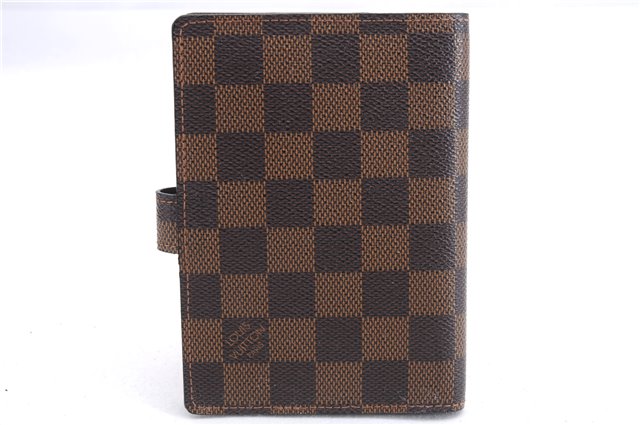 Authentic Louis Vuitton Damier Agenda PM Day Planner Cover R20700 LV 2157E