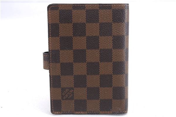 Authentic Louis Vuitton Damier Agenda PM Day Planner Cover R20700 LV 2157E