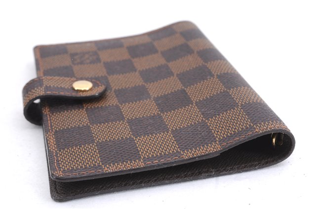 Authentic Louis Vuitton Damier Agenda PM Day Planner Cover R20700 LV 2157E