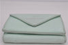 Authentic BALENCIAGA Papier Mini Wallet Trifold Purse Leather 391446 Blue 2157F