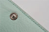 Authentic BALENCIAGA Papier Mini Wallet Trifold Purse Leather 391446 Blue 2157F