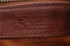 Authentic MCM Visetos Leather Vintage Boston Hand Bag Brown 2160D