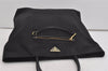 Authentic PRADA Vintage Nylon Tessuto Leather Shoulder Tote Hand Bag Black 2160I