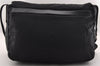 Authentic PRADA Nylon Tessuto Leather Shoulder Cross Body Bag Black 2161I