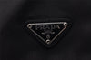 Authentic PRADA Nylon Tessuto Leather Shoulder Cross Body Bag Black 2161I