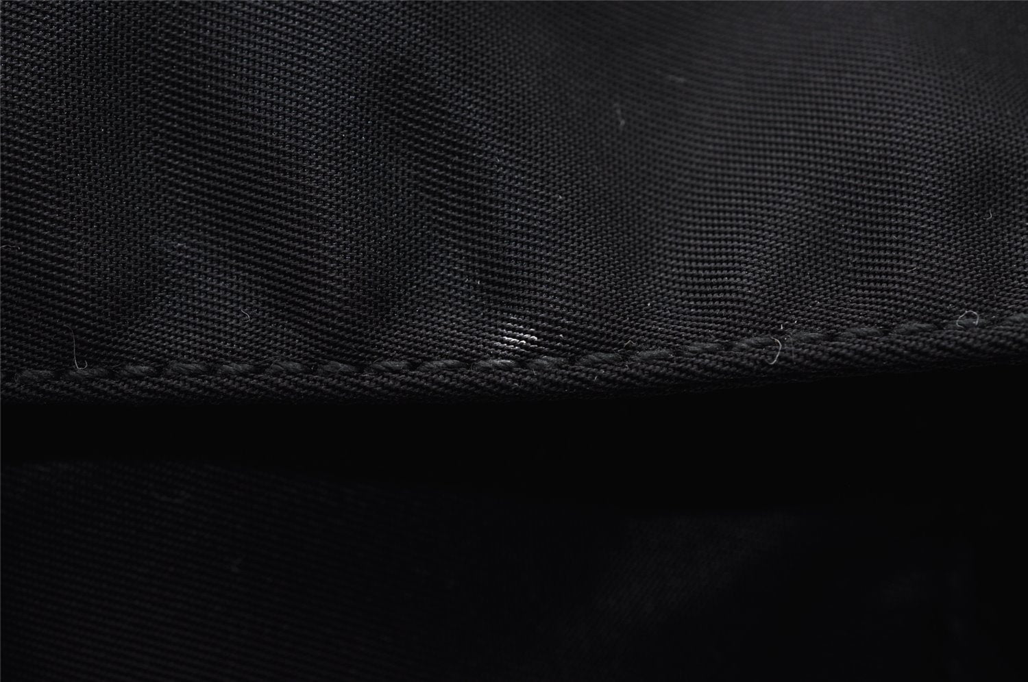 Authentic PRADA Nylon Tessuto Leather Shoulder Cross Body Bag Black 2161I