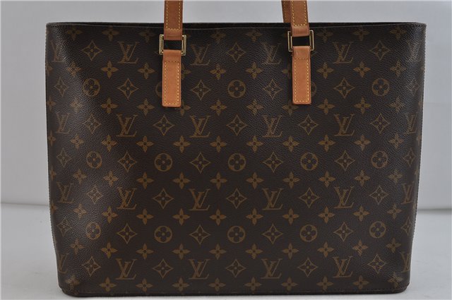Authentic Louis Vuitton Monogram Luco Shoulder Tote Bag M51155 LV 2162D