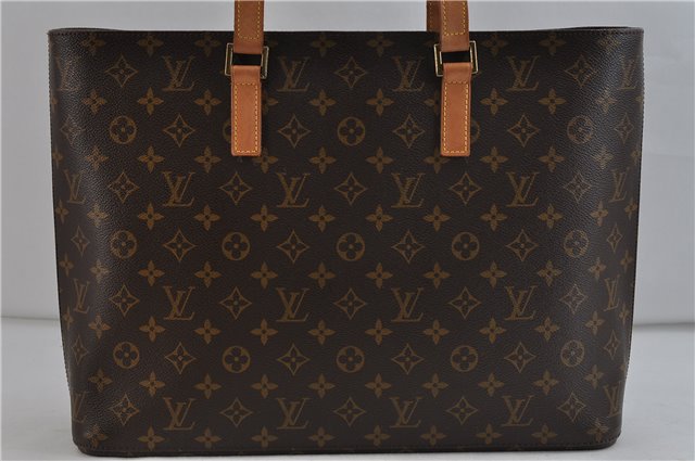Authentic Louis Vuitton Monogram Luco Shoulder Tote Bag M51155 LV 2162D