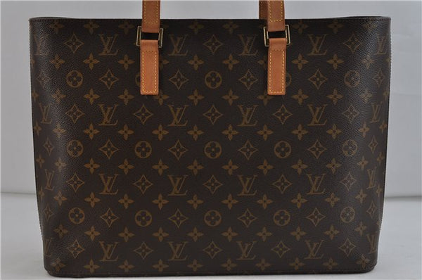 Authentic Louis Vuitton Monogram Luco Shoulder Tote Bag M51155 LV 2162D