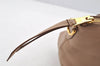 Authentic PRADA Leather Nappa 2Way Shoulder Cross Body Hand Bag Beige 2162I