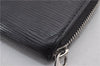 Authentic Louis Vuitton Epi Zippy Long Wallet Purse Black M60072 LV 2163F