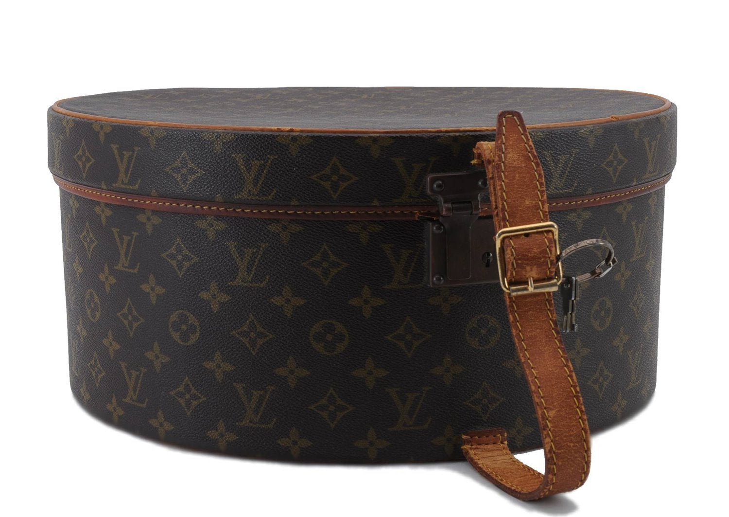 Authentic Louis Vuitton Monogram Boite Chapeaux 40 Hat Box M23624 LV Junk 2164D