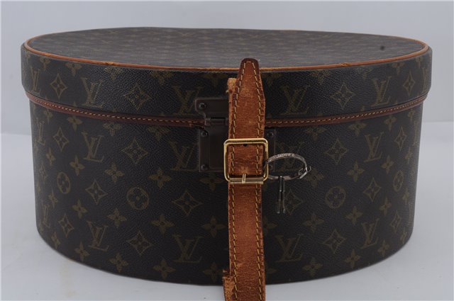 Authentic Louis Vuitton Monogram Boite Chapeaux 40 Hat Box M23624 LV Junk 2164D