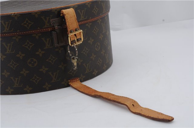 Authentic Louis Vuitton Monogram Boite Chapeaux 40 Hat Box M23624 LV Junk 2164D