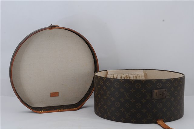 Authentic Louis Vuitton Monogram Boite Chapeaux 40 Hat Box M23624 LV Junk 2164D