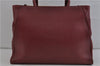 Authentic FENDI 2JOURS Leather 2Way Shoulder Hand Bag Red 2166D