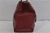 Authentic FENDI 2JOURS Leather 2Way Shoulder Hand Bag Red 2166D