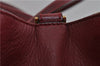 Authentic FENDI 2JOURS Leather 2Way Shoulder Hand Bag Red 2166D