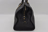 Authentic YVES SAINT LAURENT Cabas Shyc Hand Tote Bag Leather 279079 Black 2166I