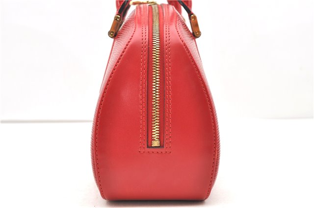 Authentic Louis Vuitton Epi Jasmine Hand Bag Red M52082 LV 2167D
