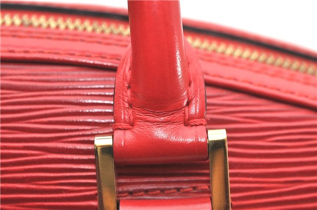Authentic Louis Vuitton Epi Jasmine Hand Bag Red M52082 LV 2167D