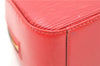 Authentic Louis Vuitton Epi Jasmine Hand Bag Red M52082 LV 2167D