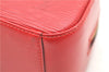 Authentic Louis Vuitton Epi Jasmine Hand Bag Red M52082 LV 2167D